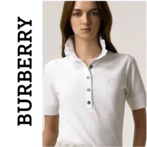Burberry Ruffled Polo Small